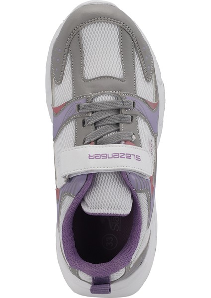 KENDALL Unisex Çocuk Sneaker Koşu & Yürüyüş Ayakkabısı Gri / Fuşya