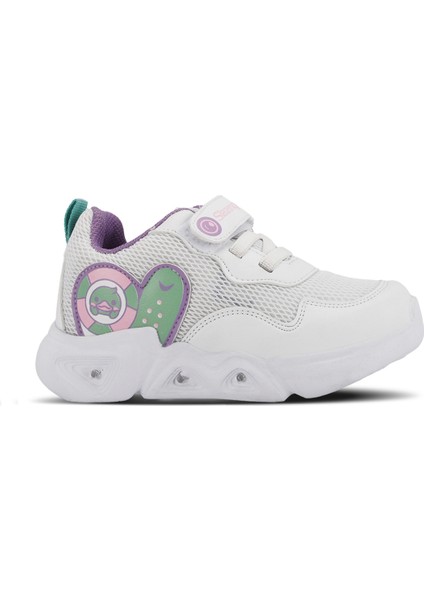 Kamılla Kız Çocuk Sneaker Ayakkabı Beyaz / Lila