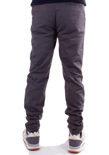 Twister Jeans Twister Slim JOGGER3-011 Antrasit Yüksek Bel Dar Paça Erkek Keten Pantolon