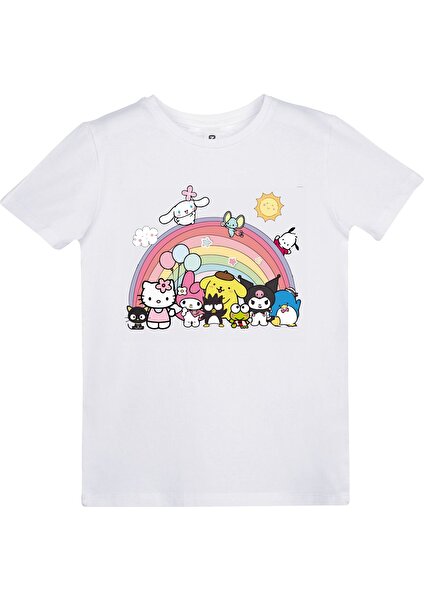 EZ Design Kuromi Gökkuşağı Baskılı Tshirt