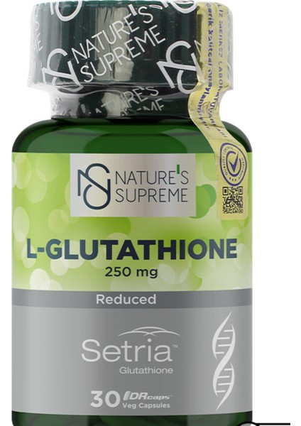 Nature's Supreme L-Glutathione 250 Mg 30 Kapsül