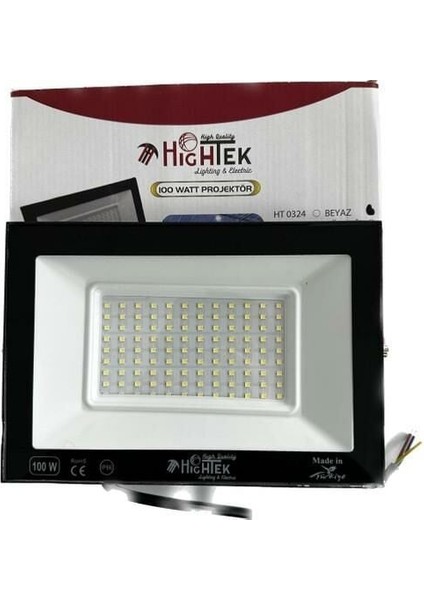 HEROLED LED Projektör 100 Watt Beyaz Smd Hıghtek