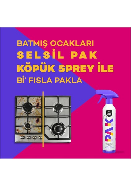 Pak Mucize Köpük Temizleyici Sprey 500 ml x 2 Adet fırsatları