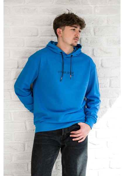 Kapşonlu Baskılı Regular Fit 2 Iplik Erkek Sweatshirt fiyatları