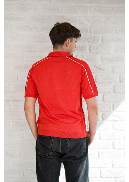 Microfilament Kumaş Fermuarlı Polo Yaka Slimfit T-Shirt fırsatları