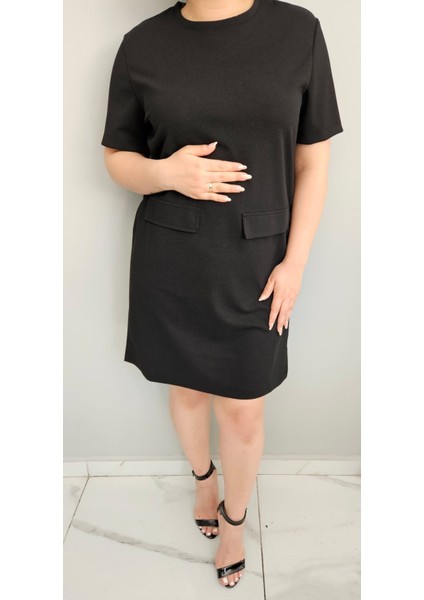 Kadın Basıc Cep Detaylı Elbise 24008 fiyatları