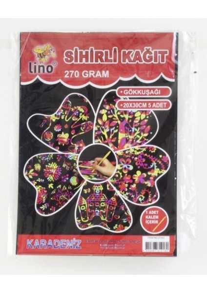 Sihirli Kağıt 5'li 270 Gram (20*30 cm ) ( 2 Paket )