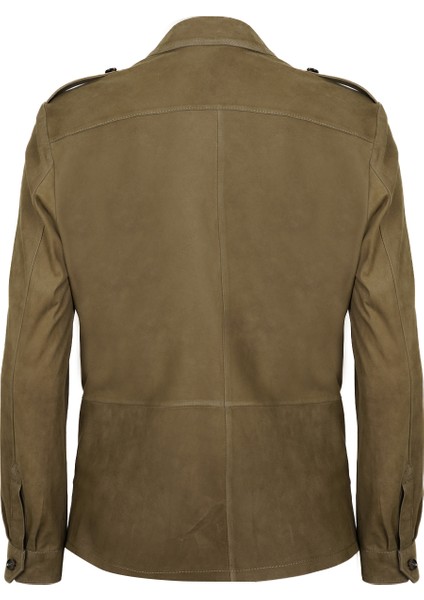 Allecra Yeşil Kadın Süet Deri Gömlek fiyatları