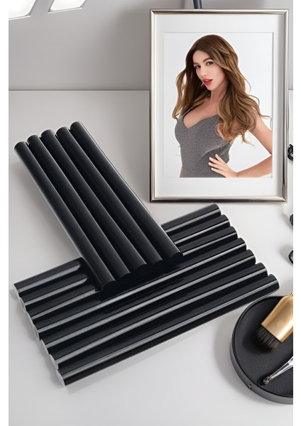 Nano Keratin Kaynak Çubukları 12 Adet Siyah Absolute
