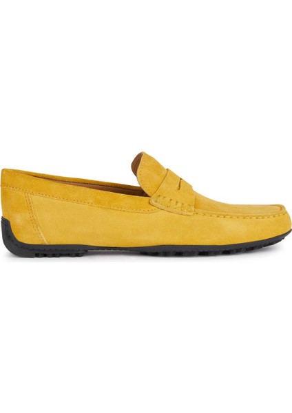 Erkek Sarı Kosmopolis + Grip Süet Deri Casual Loafer U35CFB00020C2000