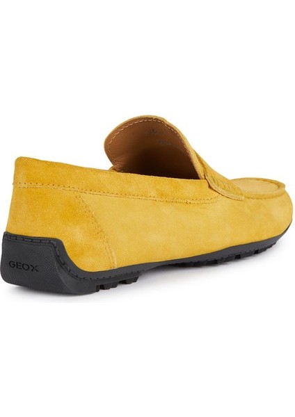 Erkek Sarı Kosmopolis + Grip Süet Deri Casual Loafer U35CFB00020C2000