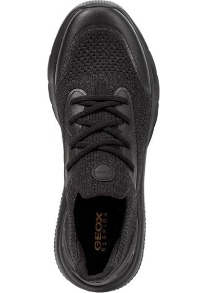 Kadın Siyah Spherica Actif Kalın Tabanlı Bağcıklı Kumaş Sneaker indirimleri