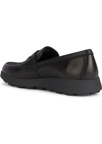 Erkek Siyah Spherica EC10 Deri Casual Loafer