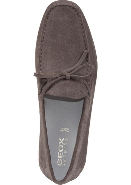 Erkek Gri U Ascanio Süet Deri Casual Loafer U350WA00022C1018