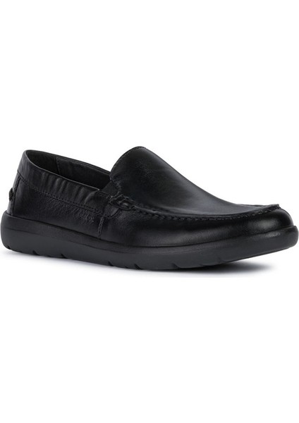 Erkek Siyah Leitan Deri Casual Loafer U043QE00085C9999 fiyatları