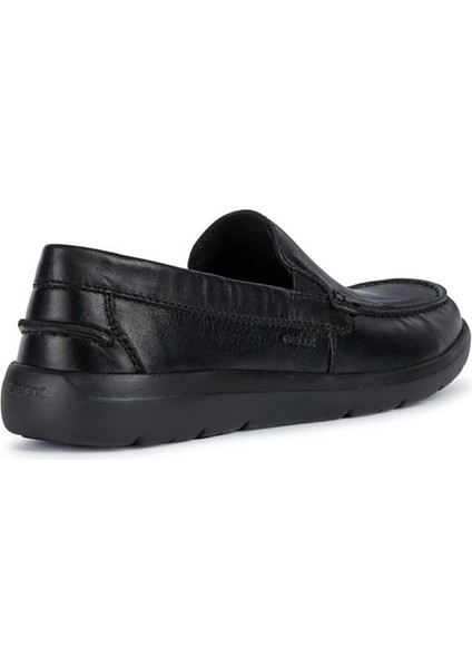 Erkek Siyah Leitan Deri Casual Loafer U043QE00085C9999 indirimleri