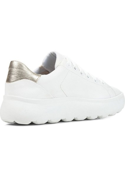 Kadın Beyaz Spherica Ec4.1 Deri Bağcıklı Sneaker D35TCB085Y2C0232 fırsatları