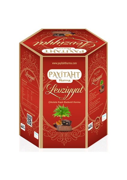 Sütlü ve Beyaz Çikolatalı Bademli Hurma 1 kg