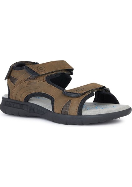 Erkek Kahverengi Spherica Ec5 Bilekten Bantlı Süet Deri Sandalet fiyatları