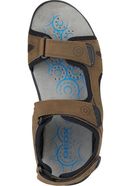 Erkek Kahverengi Spherica Ec5 Bilekten Bantlı Süet Deri Sandalet indirimleri