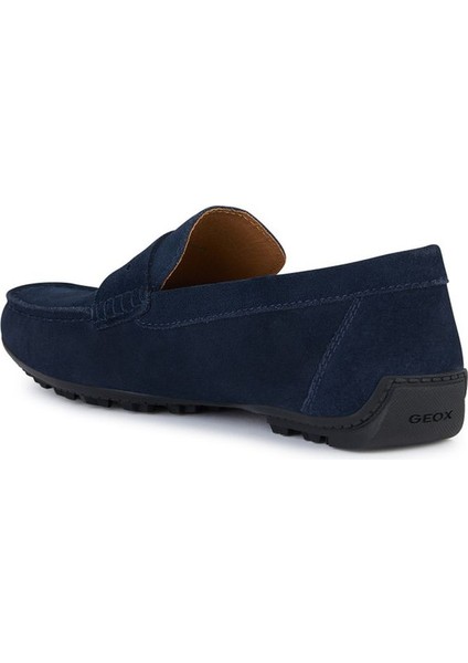 Erkek Lacivert Kosmopolis + Grip Süet Deri Casual Loafer