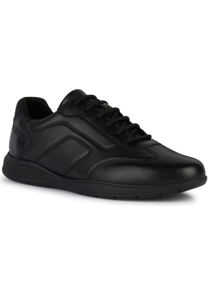 Erkek Siyah Spherica Ec2 Bağcıklı Deri Sneaker fiyatları