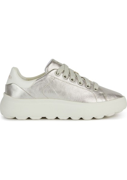 Kadın Gri Spherica Ec4.1 Bağcıklı Deri Sneaker