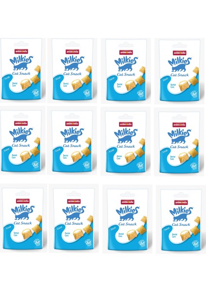 Milkies Dental Kedi Ödül Bisküvisi 30 gr x 12 Adet