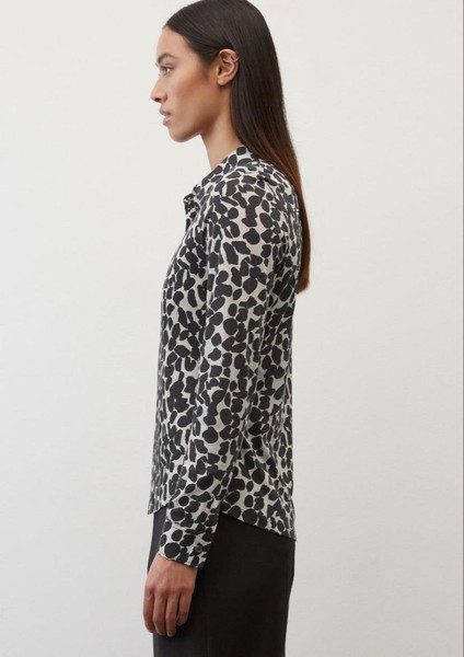 Marco Polo Siyah Desenli Gömlek modelleri
