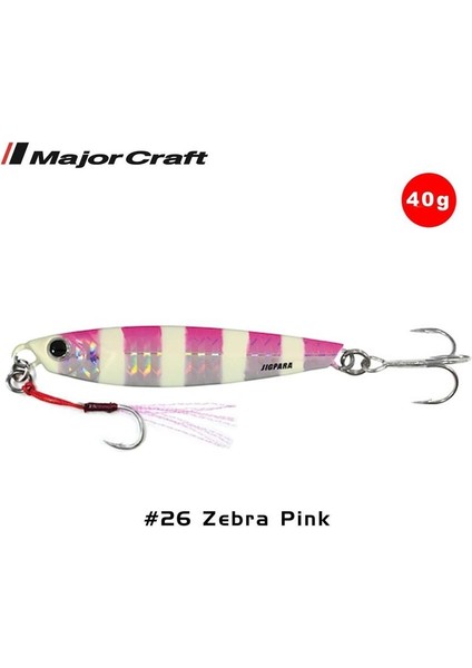 Jigpara Short JPS-40GR 80MM #26 Zebra Pink fiyatları