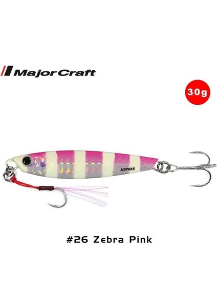 Jigpara Short JPS-30GR 70MM #26 Zebra Pink