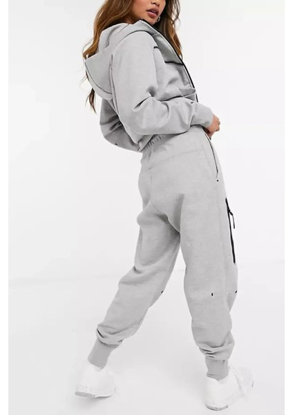 Sportswear Tech Fleece Essential Gri Kadın Eşofman Altı fırsatları