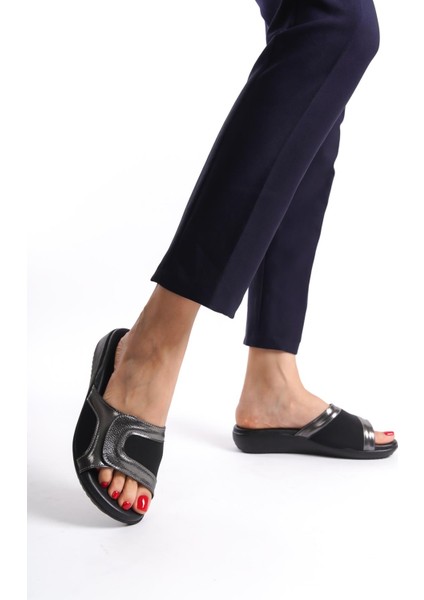 ARTI ARTI AYAKKABI ARTI-ARTI020-5002 Ortopedik Topuk Dikeni&kemik Çıkıntısı Fonksiyonlu Platin Kadın Terlik fiyatları