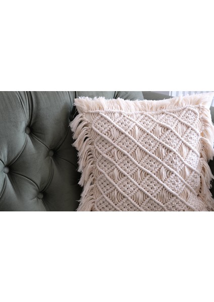 Makrome Dekoratif Tekli Kırlent fırsatları