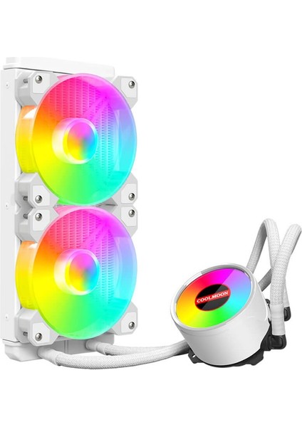 Coolmoon ARGB240 Argb 5V Sıvı Soğutuculu Radyatörlü Işlemci Fanı - Amd Am4 /am3 +/am3/fm2 +/fm2