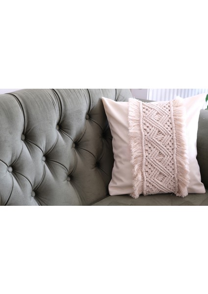 Makrome Dekoratif Tekli Kırlent fiyatları