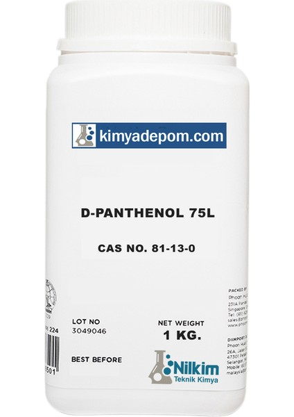D-Panthenol, Ham Madde 1 Kg.