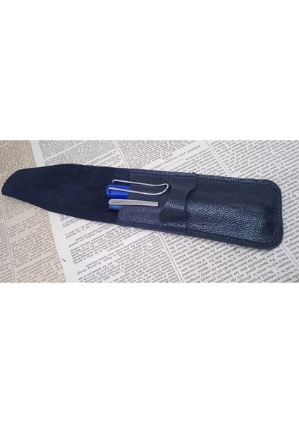 Hakiki Deri El Emeği Özel Kalemleriniz Için Kalemlik Kalem Kutu 27 cm 6 cm 704D fırsatları