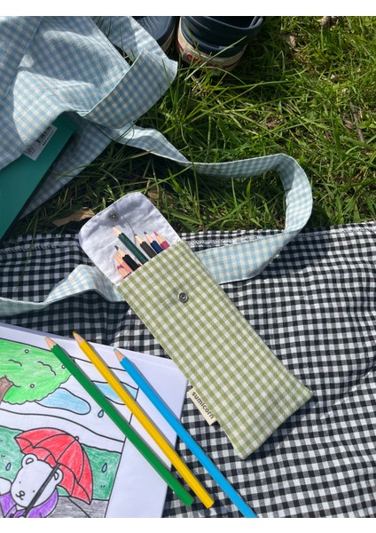 Pötikareli Yıkanabilir Keten Çıt Çıt Detaylı Gözlük Kılıfı Gözlük Çantası Kalemlik fiyatları