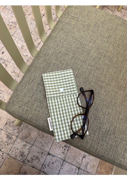 Pötikareli Yıkanabilir Keten Çıt Çıt Detaylı Gözlük Kılıfı Gözlük Çantası Kalemlik fırsatları