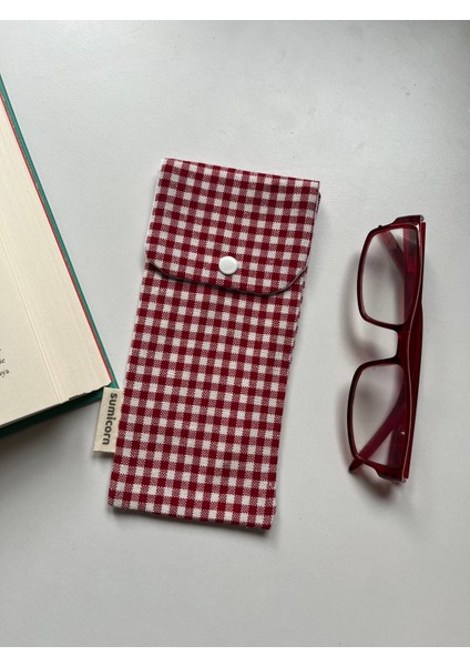 Pötikareli Yıkanabilir Keten Çıt Çıt Detaylı Gözlük Kılıfı Gözlük Çantası Kalemlik fırsatları