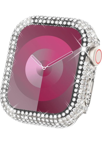 Apple Watch 7/8/9 41mm Full Kenar Taşlı Sert PC Kasa Ve Ekran Koruyucu fiyatları