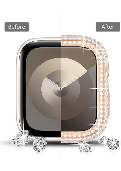 Apple Watch 7 45MM Full Kenar Taşlı Sert Pc Kasa ve Ekran Koruyucu indirimleri