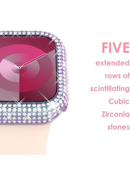 Apple Watch 40mm Full Kenar Taşlı Sert PC Kasa Ve Ekran Koruyucu fırsatları