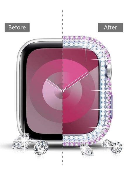Apple Watch 40mm Full Kenar Taşlı Sert PC Kasa Ve Ekran Koruyucu indirimleri