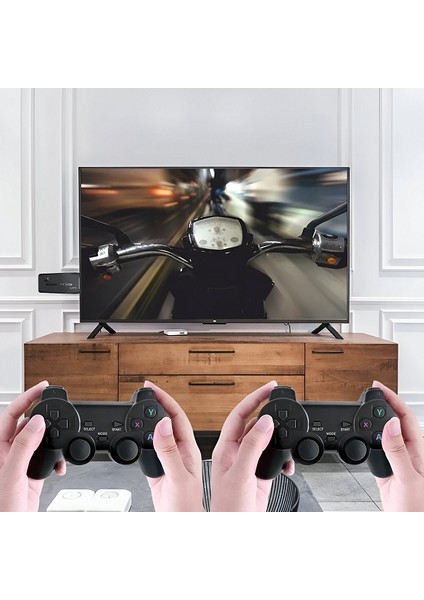 4K HDMI Uyumlu 2 Kollu Oyun Konsolu Tak Çalıştır A++ Üst Seviye Nostaljik Atari Hafıza Kartlı Atari