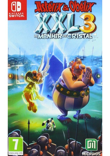 - Asterix & Obelix XXL 3 The Crystal Menhir Nintendo Switch Oyun (Dijital Indirme Kodu)