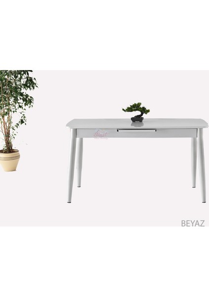 Ortadan Açılabilir Mdf Yemek Masası, Mutfak Masası ( 70X120 cm ) indirimleri