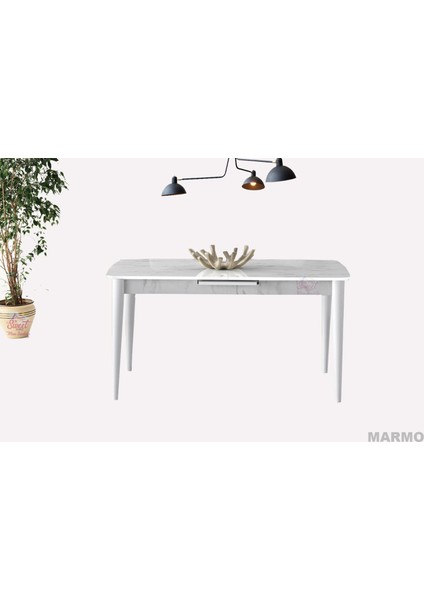 Ortadan Açılabilir Mdf Yemek Masası, Mutfak Masası ( 70X120 cm )