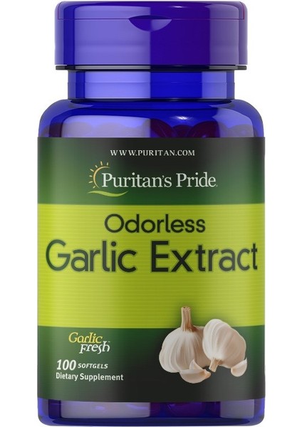 Odorless Garlic Extract 1000 Mg 100 Kapsül